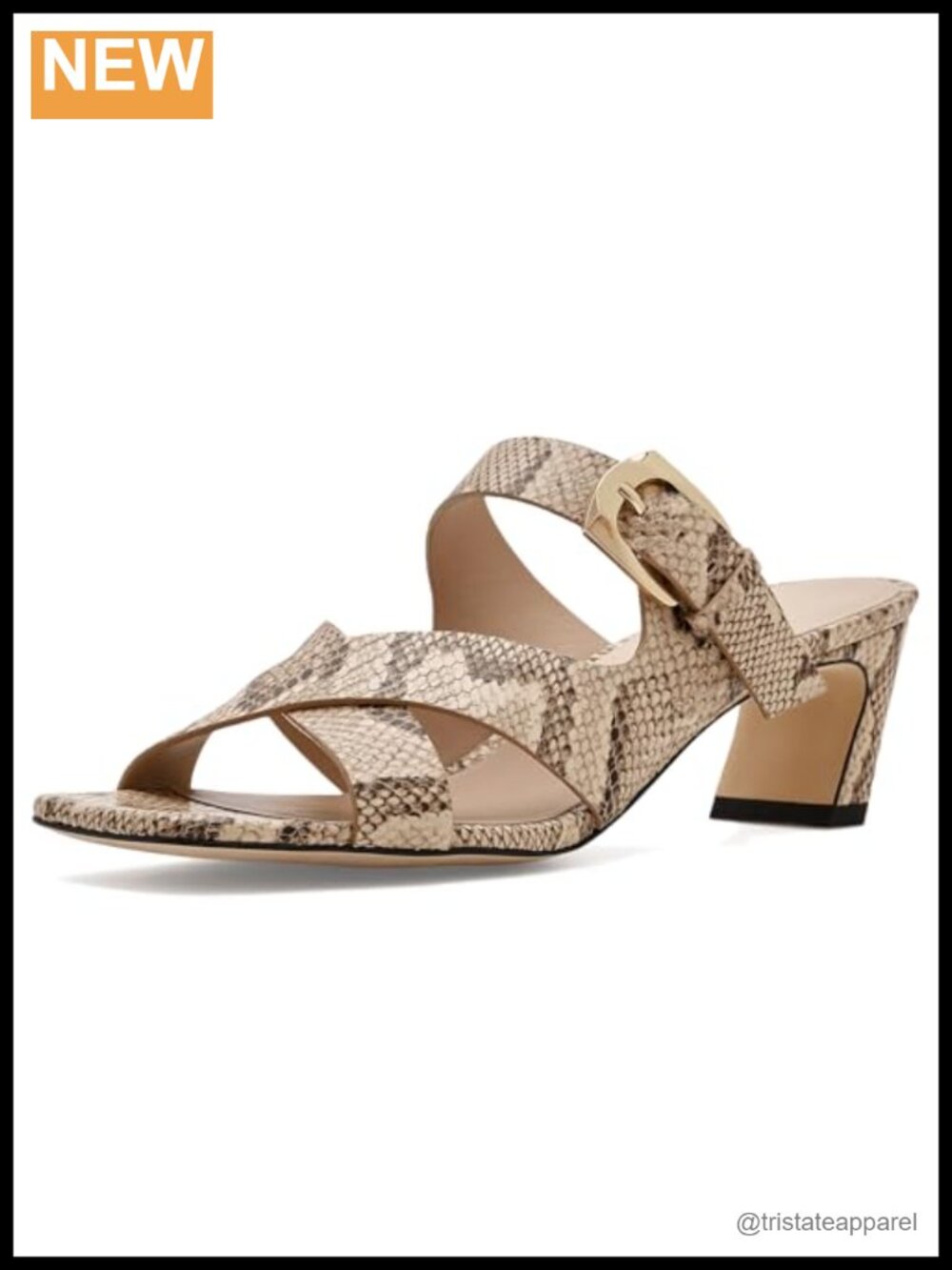 Stuart Weitzman Sai Slide 50 Leather Ankle Strap Sandals